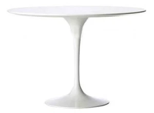Stół Fiber 120 cm biały MDF