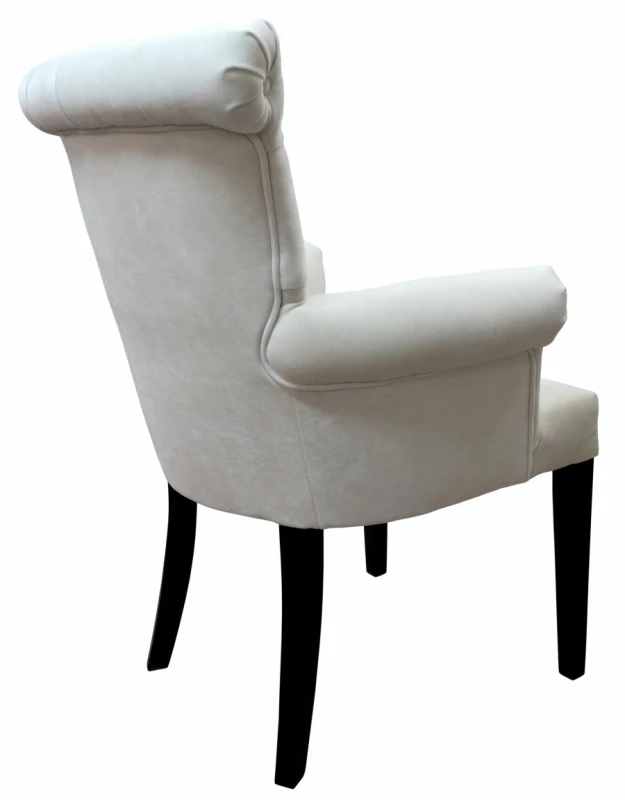 Krzesło z podłokietnikami tapicerowane pikowane Harward Elegant 2