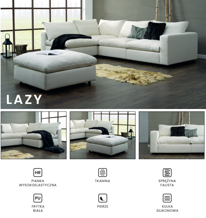 lazy nordic line parametry
