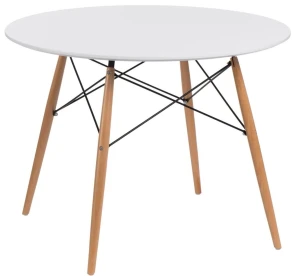 Stół DTW 100 cm, blat biały