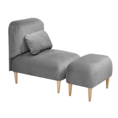 Fotel Jupi z podnóżkiem