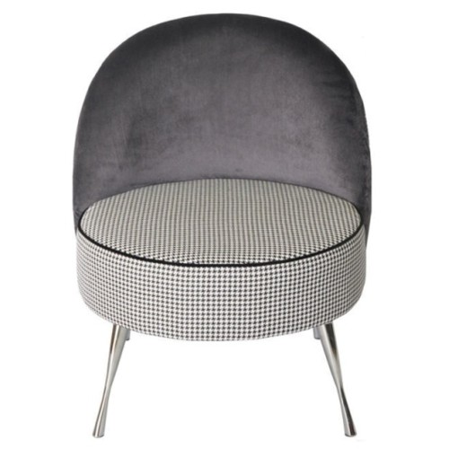 Fotel Pepi z kolorowym oparciem