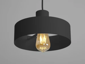 Lampa wisząca Fay 1 M - czarny