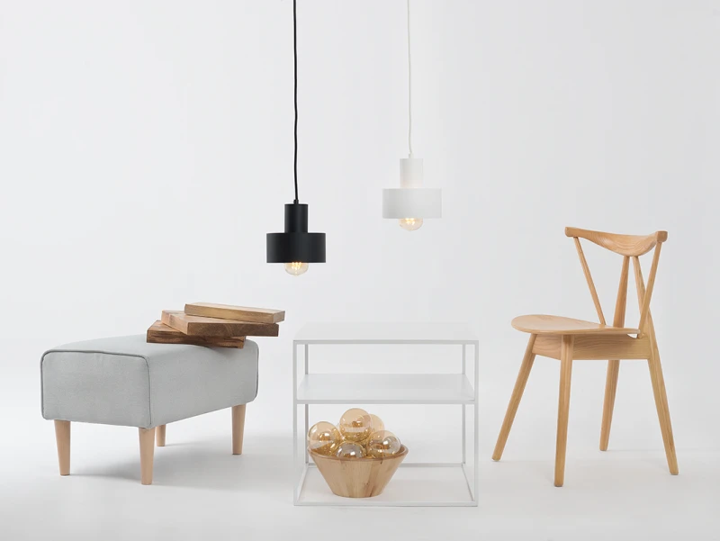 Lampa wisząca FAY 1 S - czarny