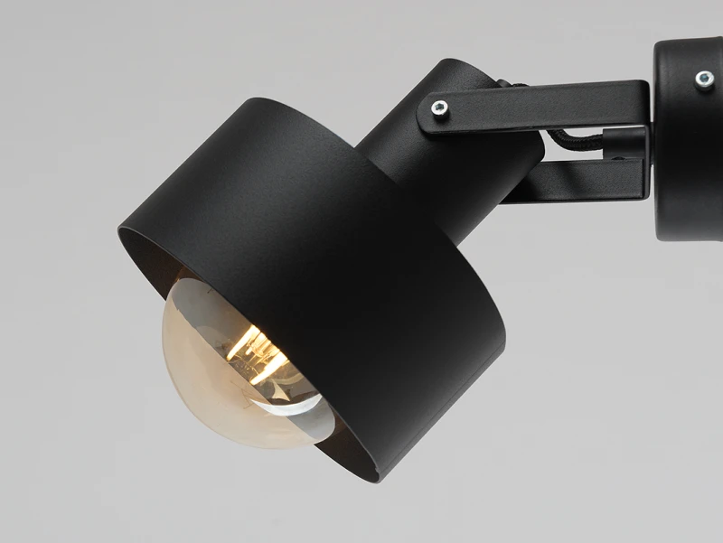 Lampa ścienna FAY WALL PLUS - czarny