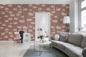 Fototapeta Cygne Rose Rebel Walls R17122