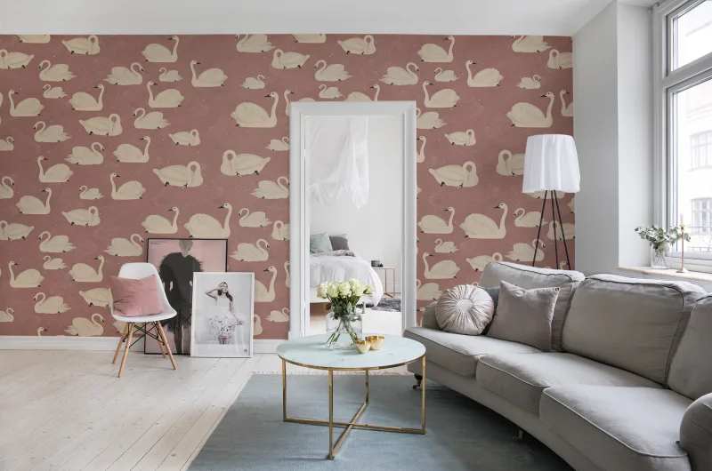 Fototapeta Cygne Rose Rebel Walls (3)