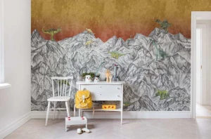 Fototapeta Dinosaur Mountain Volcano Rebel Walls R16993