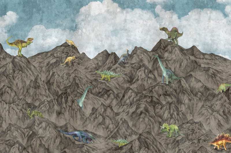 Fototapeta Dinosaur Mountain Day Rebel Walls (1)