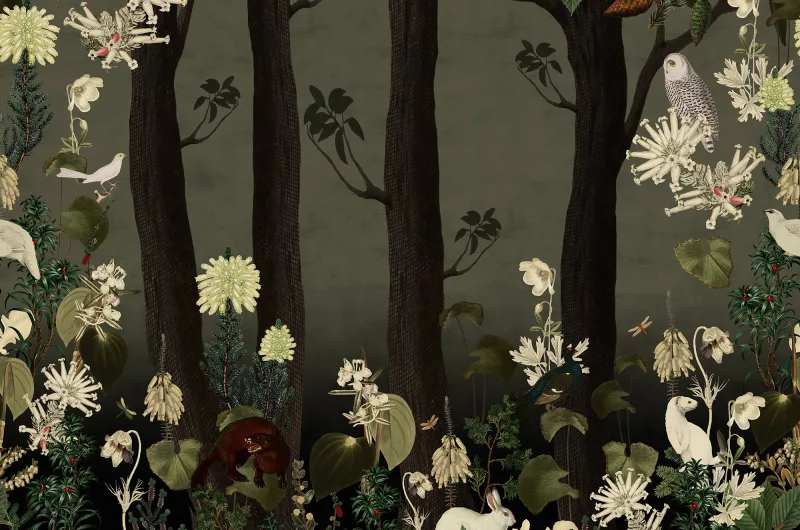 Fototapeta Rabbit Hole Moss Rebel Walls (1)