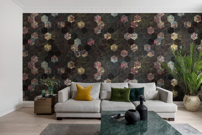 Fototapeta Vinum Hexagon Rebel Walls (3)