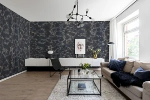 Fototapeta Flow Dark Blue Rebel Walls R12571