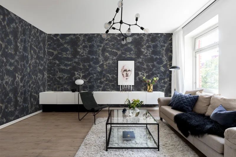 Fototapeta Flow Dark Blue Rebel Walls (2)