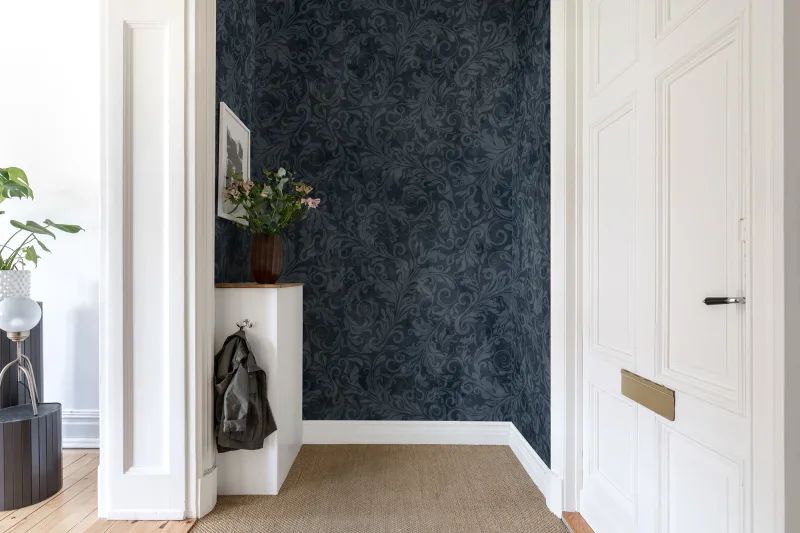 Fototapeta Twining Vines Navy Rebel Walls (3)