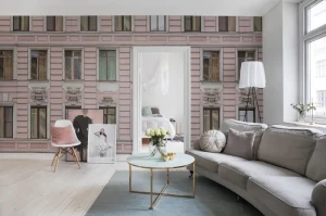 Fototapeta Pink Facade Rebel Walls R15881