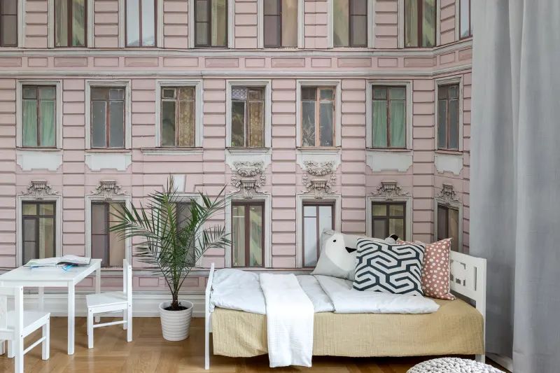 Fototapeta Pink Facade Rebel Walls (6)