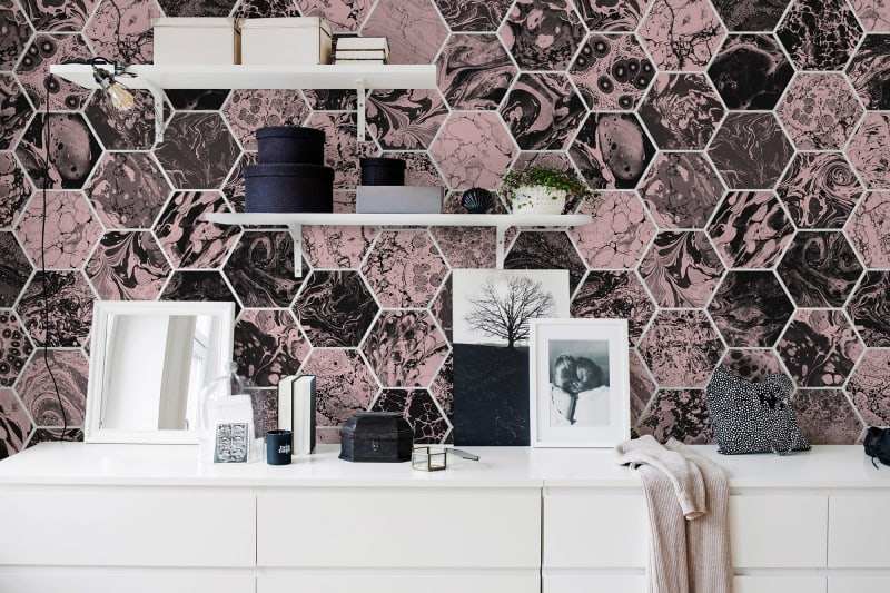 Fototapeta Mixed Memories Dusty Pink Rebel Walls  (1)