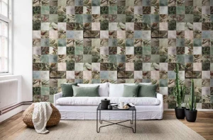 Fototapeta Birds of Paradise Tiles Rebel Walls R15071