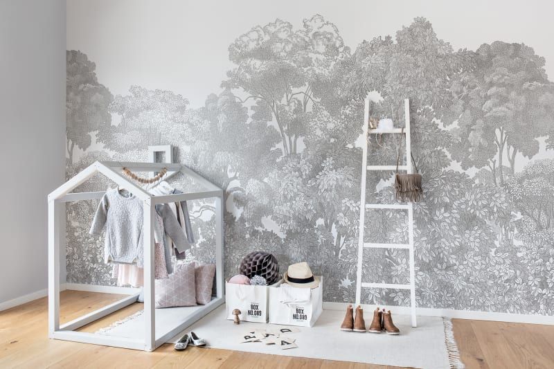 Fototapeta Bellewood Grey Toile Rebel Walls (3)