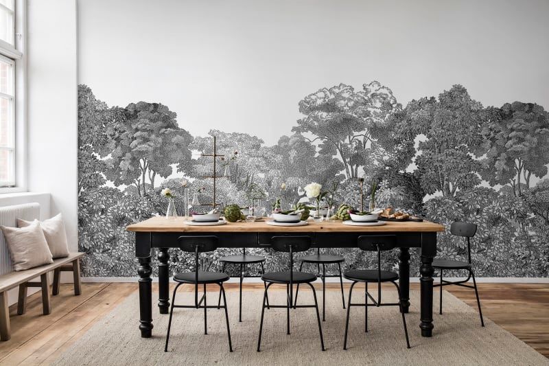 Fototapeta Bellewood Black Toile Rebel Walls (3)