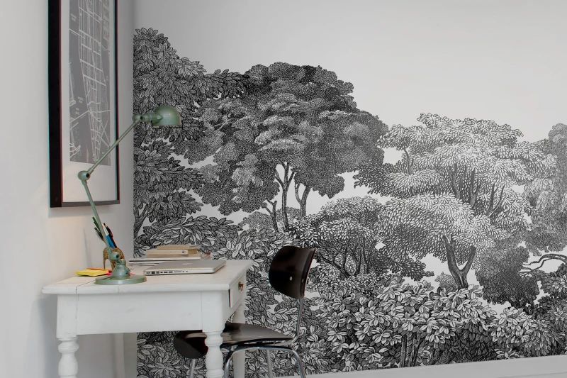 Fototapeta Bellewood Black Toile Rebel Walls (4)