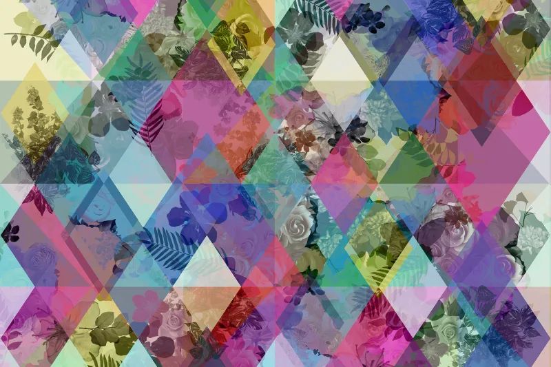 Fototapeta Harlequin Roses Rebel Walls (3)