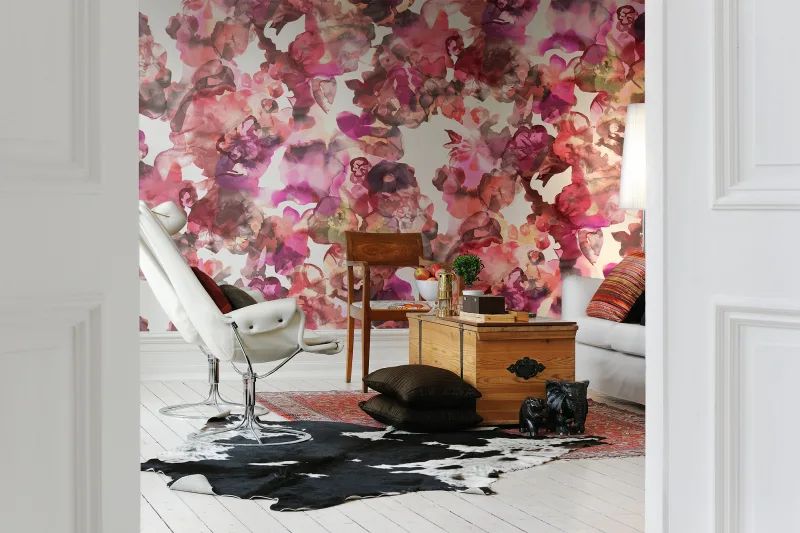 Fototapeta Lily Pond Red Rebel Walls (2)