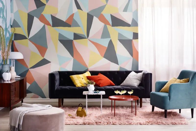 Fototapeta Retro Geometry Rebel Walls (4)