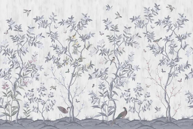 Fototapeta Chinoiserie Chic Pearl Gray Rebel Walls (1)