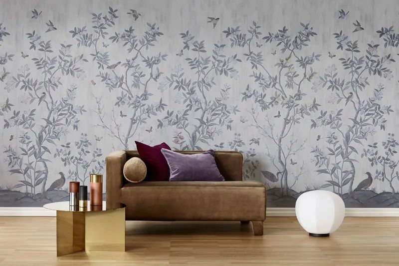 Fototapeta Chinoiserie Chic Pearl Gray Rebel Walls (4)