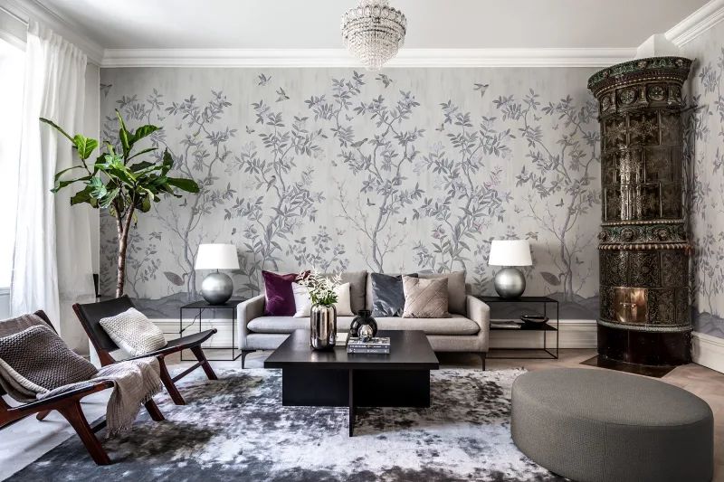 Fototapeta Chinoiserie Chic Pearl Gray Rebel Walls (2)