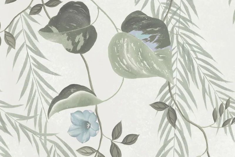 Fototapeta Lush Foliage Sage Tint Rebel Walls (5)