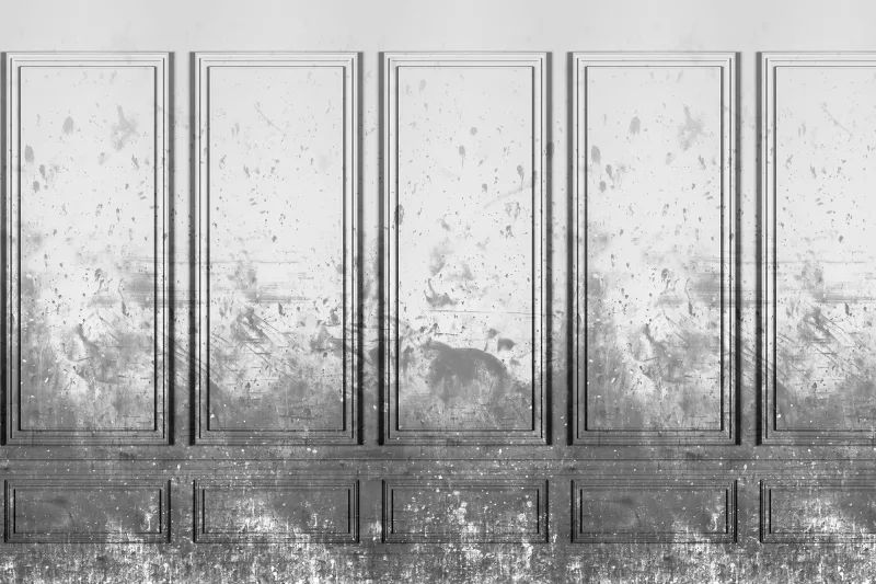 Fototapeta Patinated Panels Smoke Rebel Walls (1)
