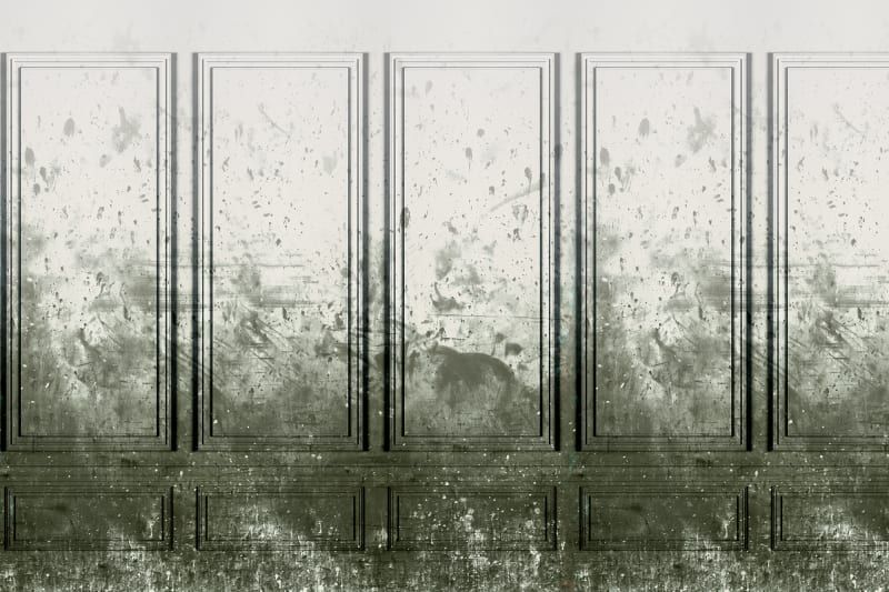 Fototapeta Patinated Panels Moss Rebel Walls (1)