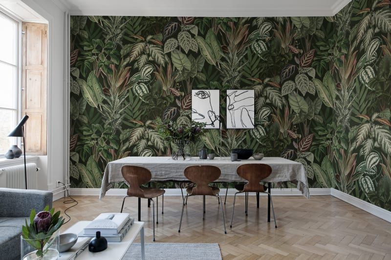 Fototapeta Mischievous Monkeys Lush Rebel Walls (1)