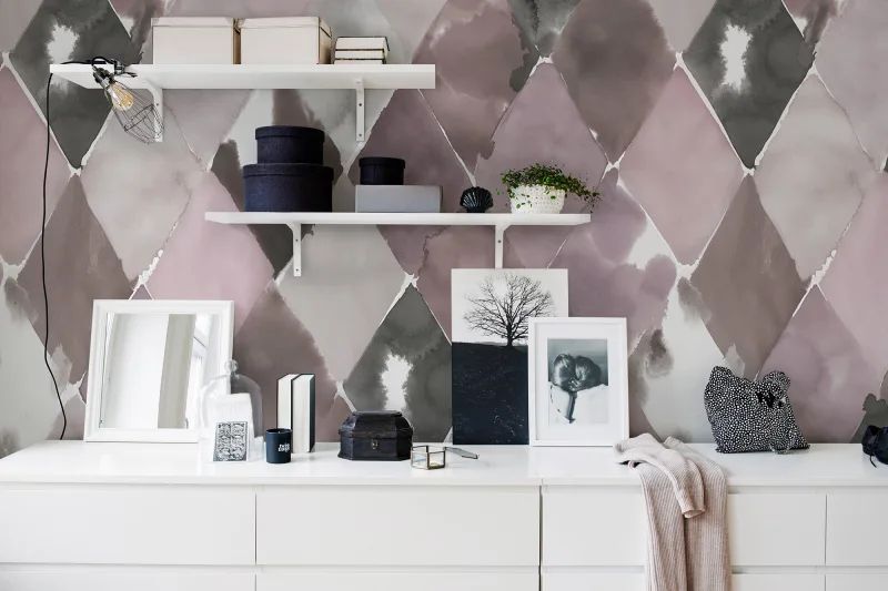 Fototapeta Big Harlequin Plum Rebel Walls (2)