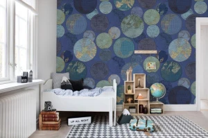 Fototapeta Globes Gathering Blue Rebel Walls R13883