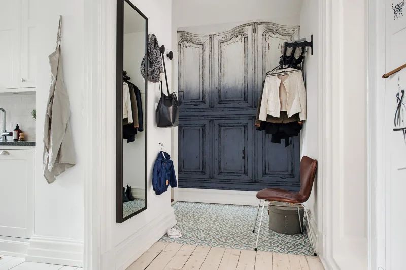 Fototapeta Parisian Panels Dip Dye Blue Rebel Walls (1)