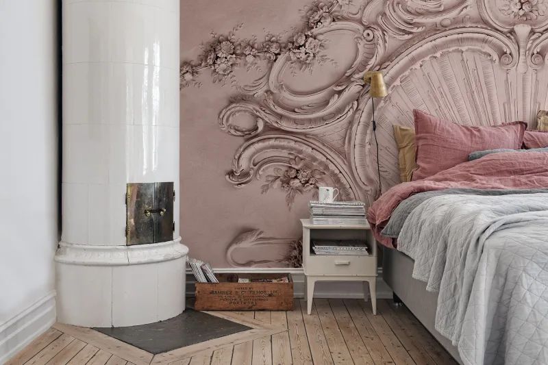 Fototapeta Stucco Gloria Dusty Pink Rebel Walls (2)