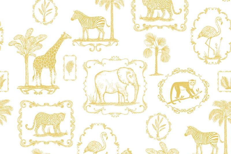 Fototapeta Animal Party Yellow Rebel Walls (1)