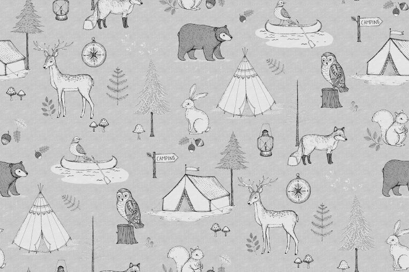 Fototapeta Camping Trip Grey Rebel Walls (3)