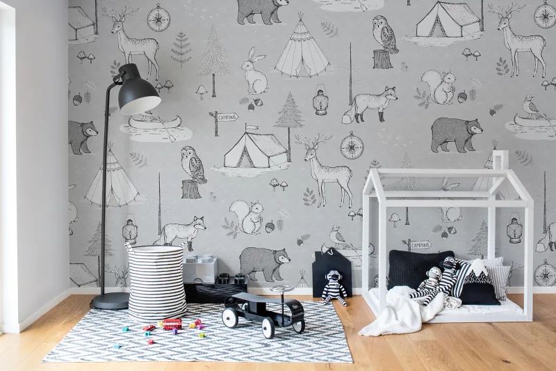 Fototapeta Camping Trip Grey Rebel Walls (2)