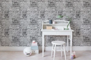 Fototapeta Decorated Bricks Rebel Walls R15232