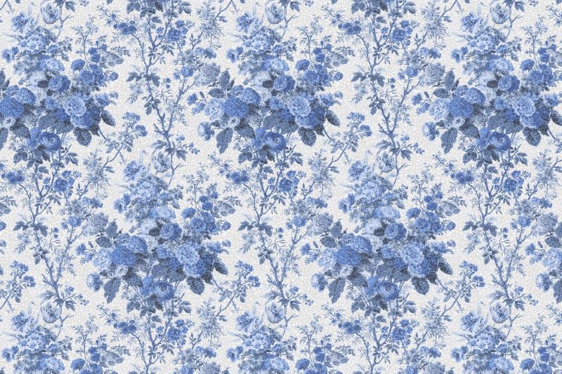 Fototapeta Porcelain Blue Rebel Walls (1)
