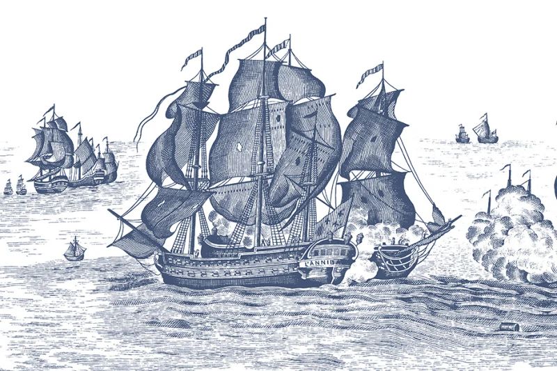 Fototapeta High Seas Henderson Blue Rebel Walls (1)
