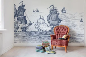 Fototapeta High Seas Henderson Blue Rebel Walls R14503