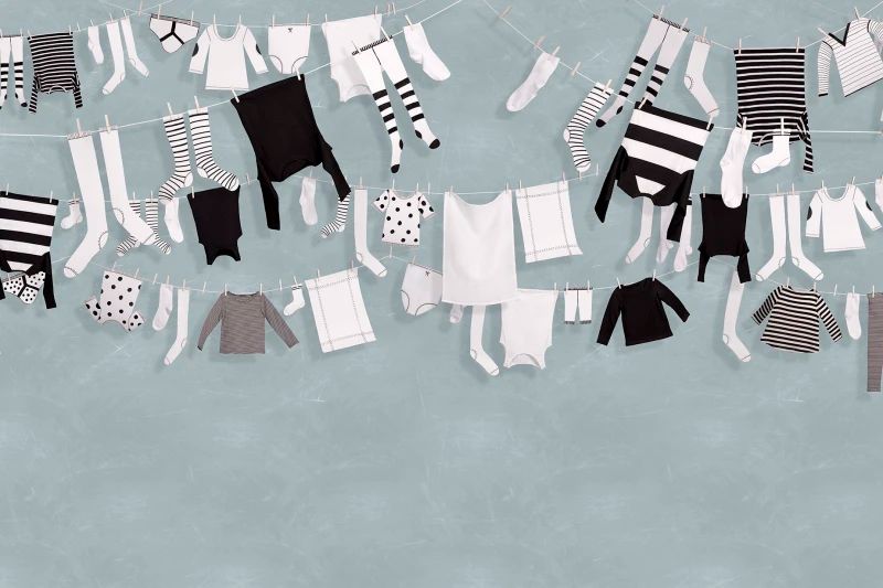 Fototapeta Laundry Day Blue Rebel Walls (1)