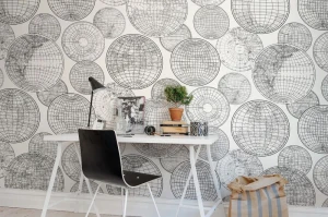 Fototapeta Globes Gathering Black and white Rebel Walls R13882
