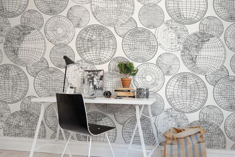 Fototapeta Globes Gathering Black and white Rebel Walls (2)