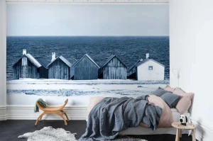 Fototapeta Boathouse Blues Rebel Walls R13691